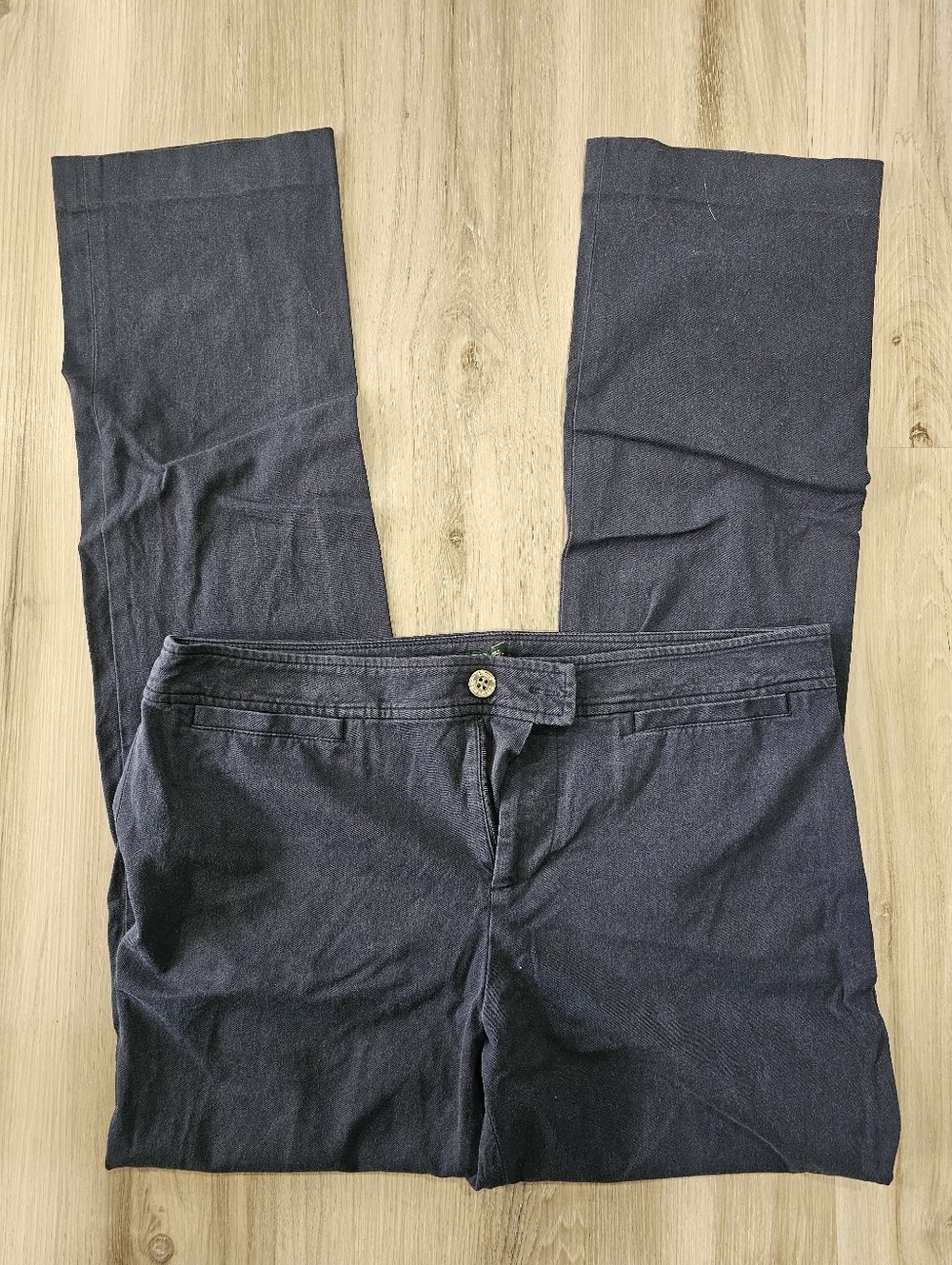 Lauren Ralph Lauren Women's Navy Modern Straight Pants